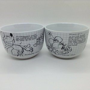 DISNEY MICKEY & MINNIE MOUSE SKETCHBOOK LARGE MUG